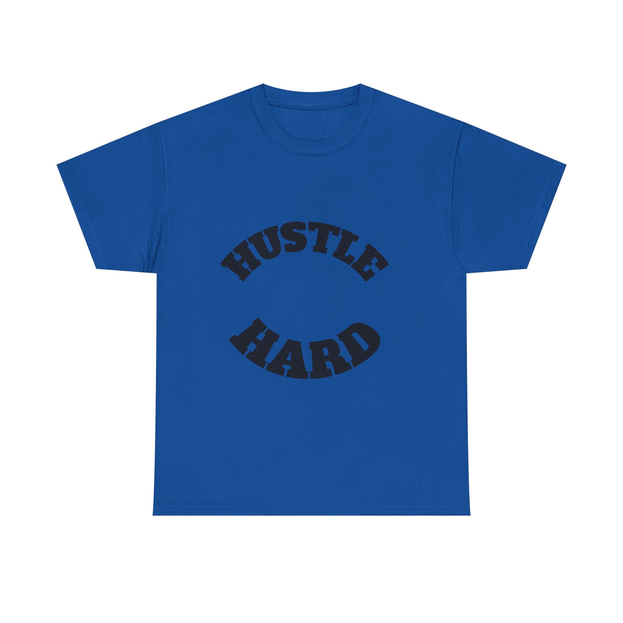 Hustle Hard Unisex Heavy Cotton Tee, Motivational Shirt, Gift for Entrepreneurs, Workout Apparel, Casual Style